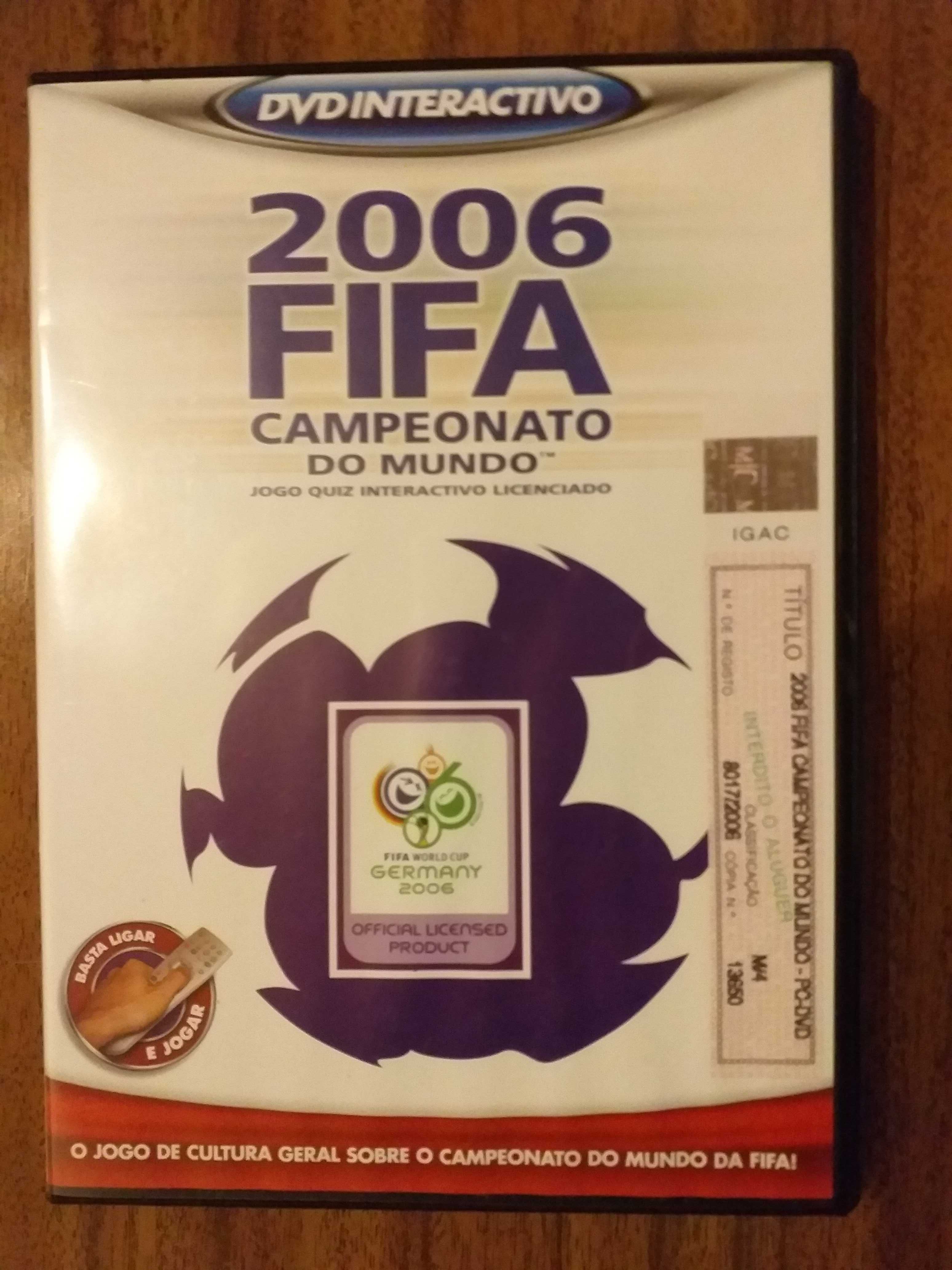 Dvd fifa 2006 interativo jogo