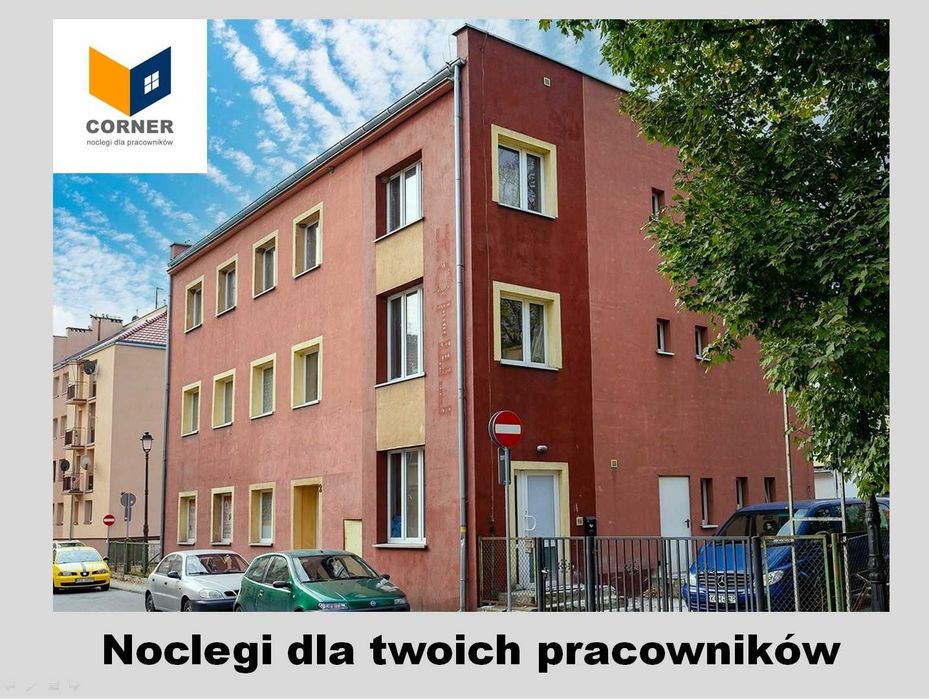 Caly budynek Noclegi pracownicze kwatery Kąty Wrocławskie Hotel