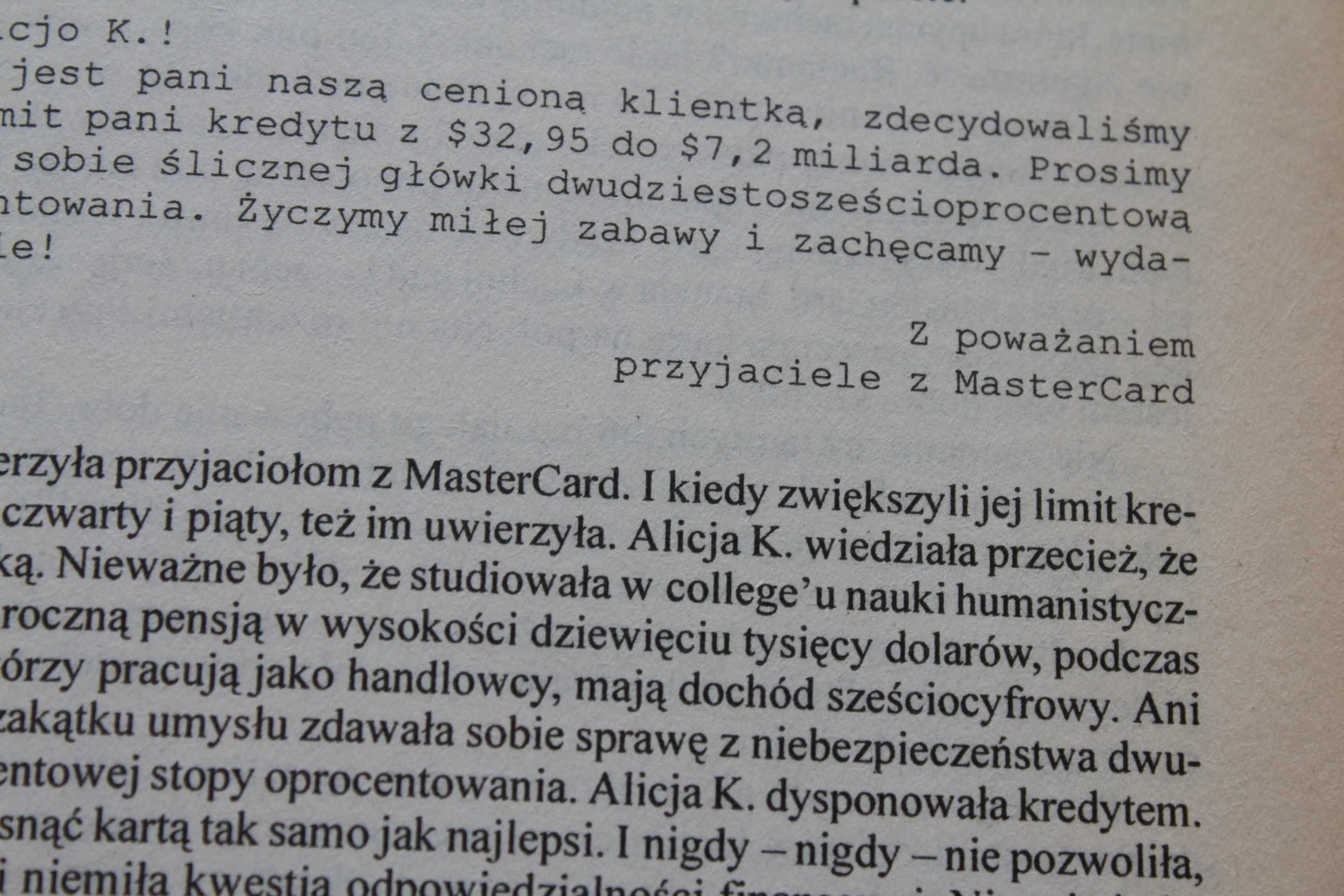 Alicji K. Życiowy poradnik bezradnik Caroline Knapp Wyd. Amber 2001