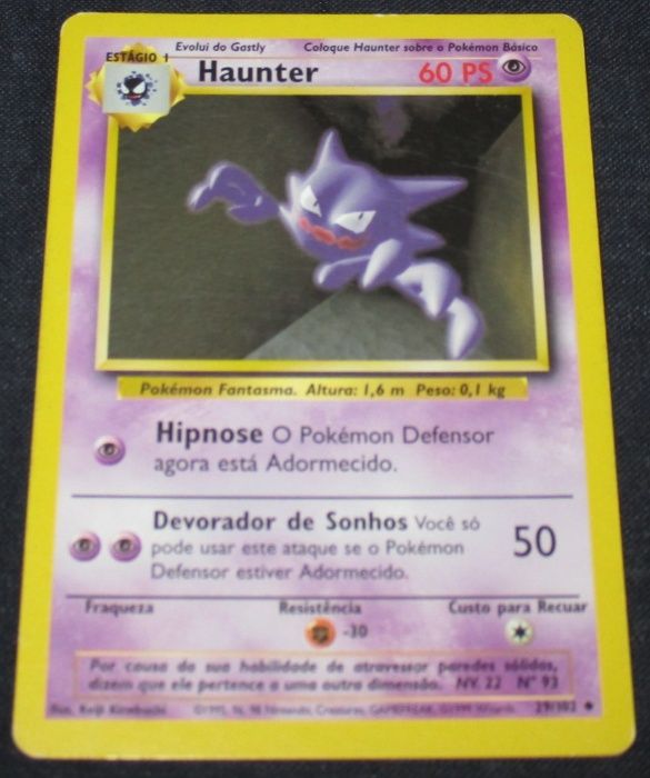 Cartas Pokémon Base Set