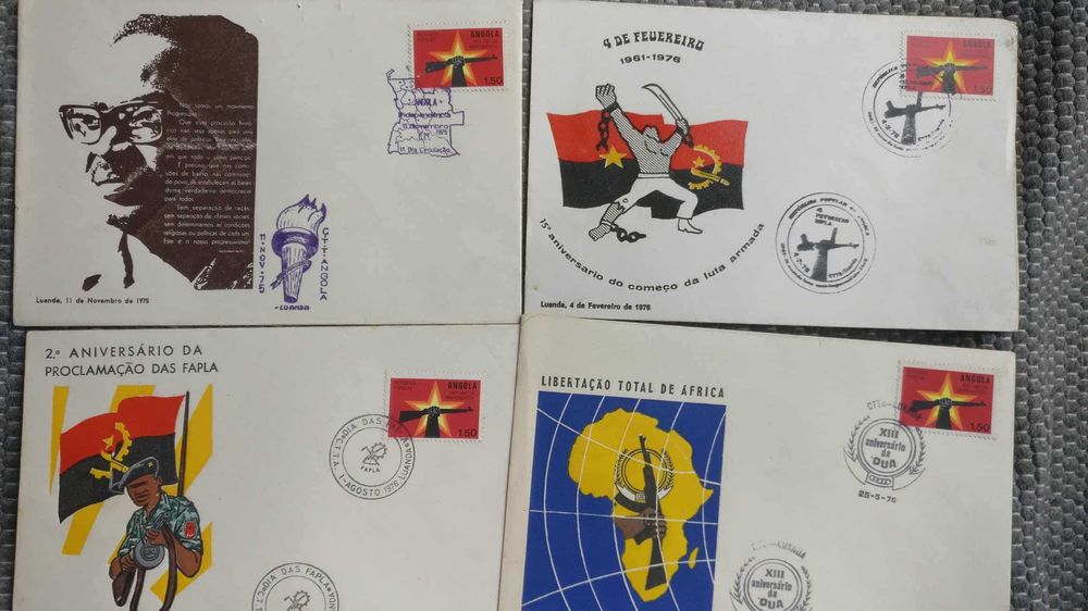 Postais de Angola 1975\76