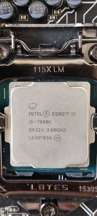 Procesor i5-7600k + MSI Z170A-G43 PLUS + chłodzenie SilentiumPC 3 PRO