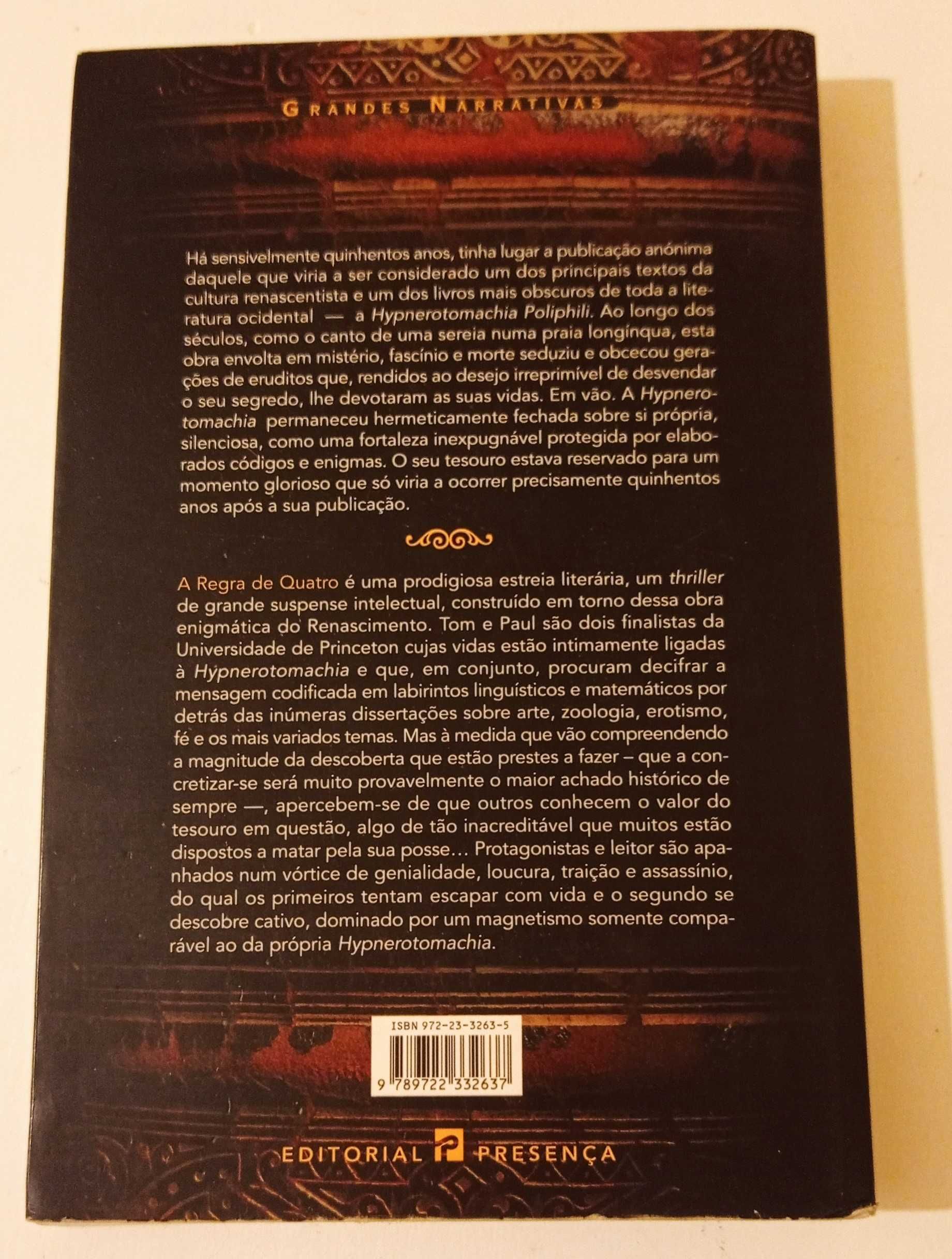 A Regra de Quatro de Dustin Thomason  (portes incluídos)