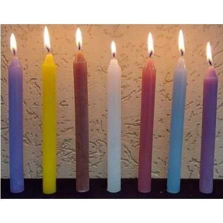 Velas 15cm cores