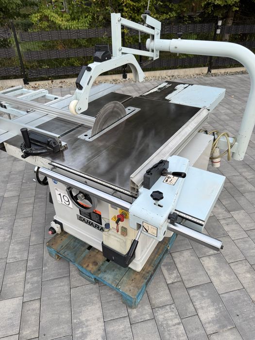 Piła z wózkiem do ciecia aluminimu, płyt warstwowych, drewna 5,5 kW