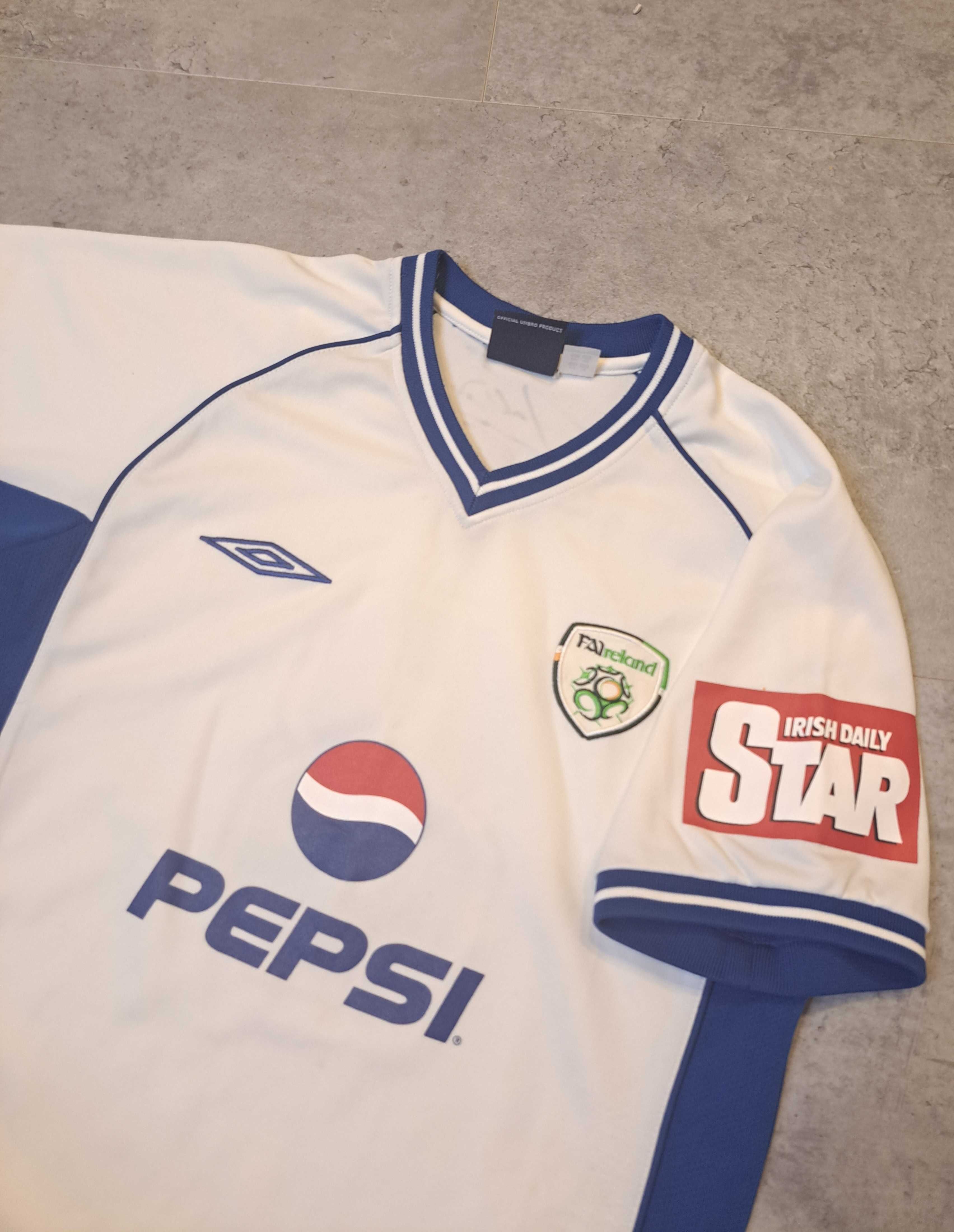 Koszulka Piłkarska Reprezentacja Irlandia FAI Umbro Pepsi Rooney