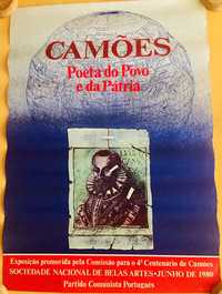 Cartaz Iniciativa Politica PCP I 1980 I Camões Poeta do Povo e Pátria
