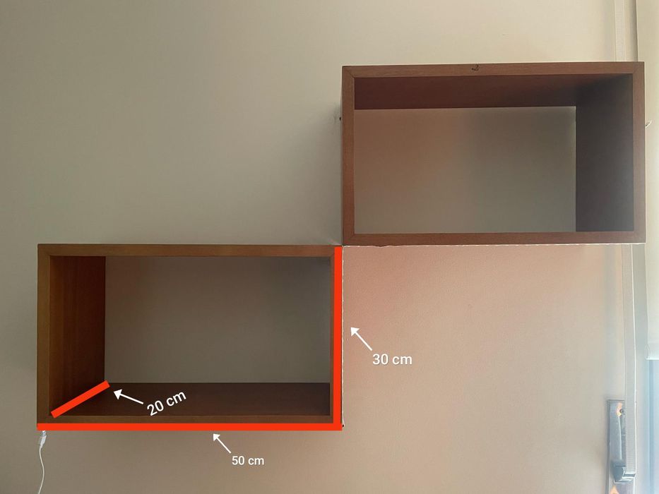 Estúdio+secretária+parteleiras