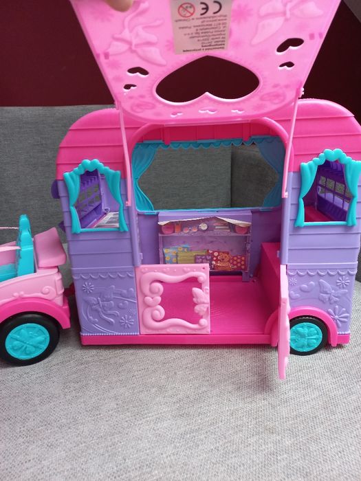 Kamper kemping z przyczepą 70 cm dla lalek Barbie