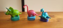 Kolekcjonerskie Dinozaury lidl pieczątki