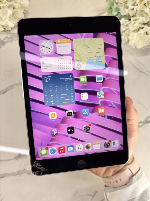 Оригінальний iPad Mini-4 Space Gray 16GB (Магазин Гарантія)