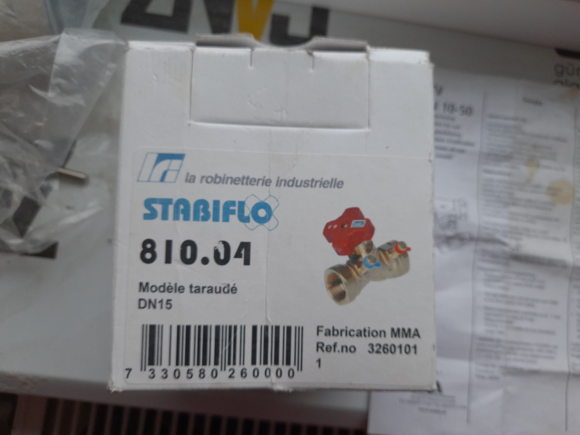Клапан балансувальний STABIFLO 810.04 Modele taraude DN 16