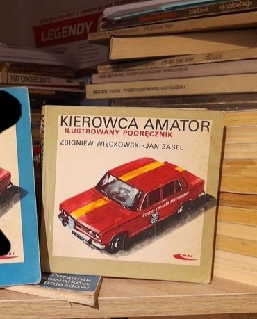 1szt Ksiazka Kierowca Amator  Fiat 125p duży prl instrukcja napraw