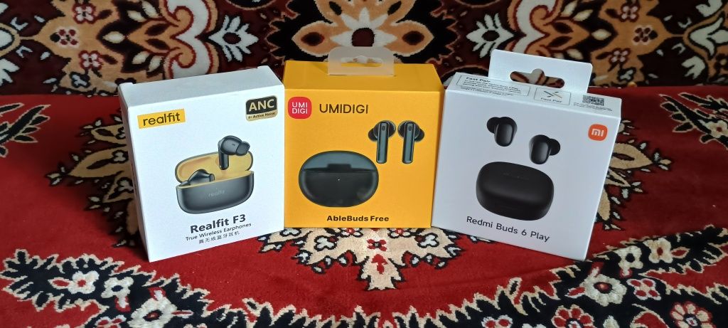 TWS Bluetooth Бездротові навушники Redmi buds 6 play, Realfit, Umidigi