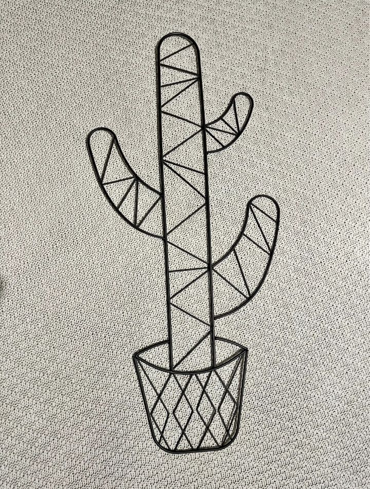 Kaktus  metalowa ozdoba