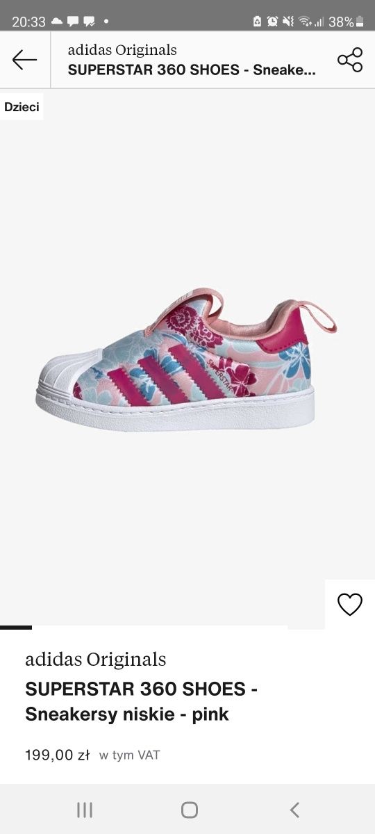 Adidas Superstar, rozmiar 26
