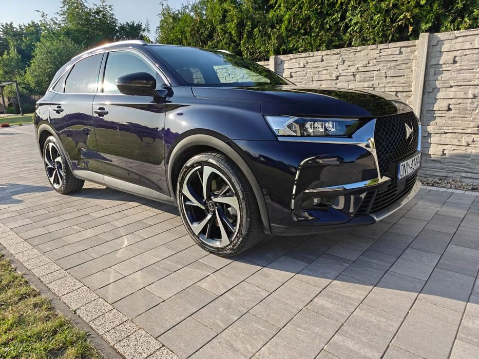 DS Automobiles DS 7 Crossback Hybryda Plug-In PHEV Etense Panorama Rude skóry Audio Focal