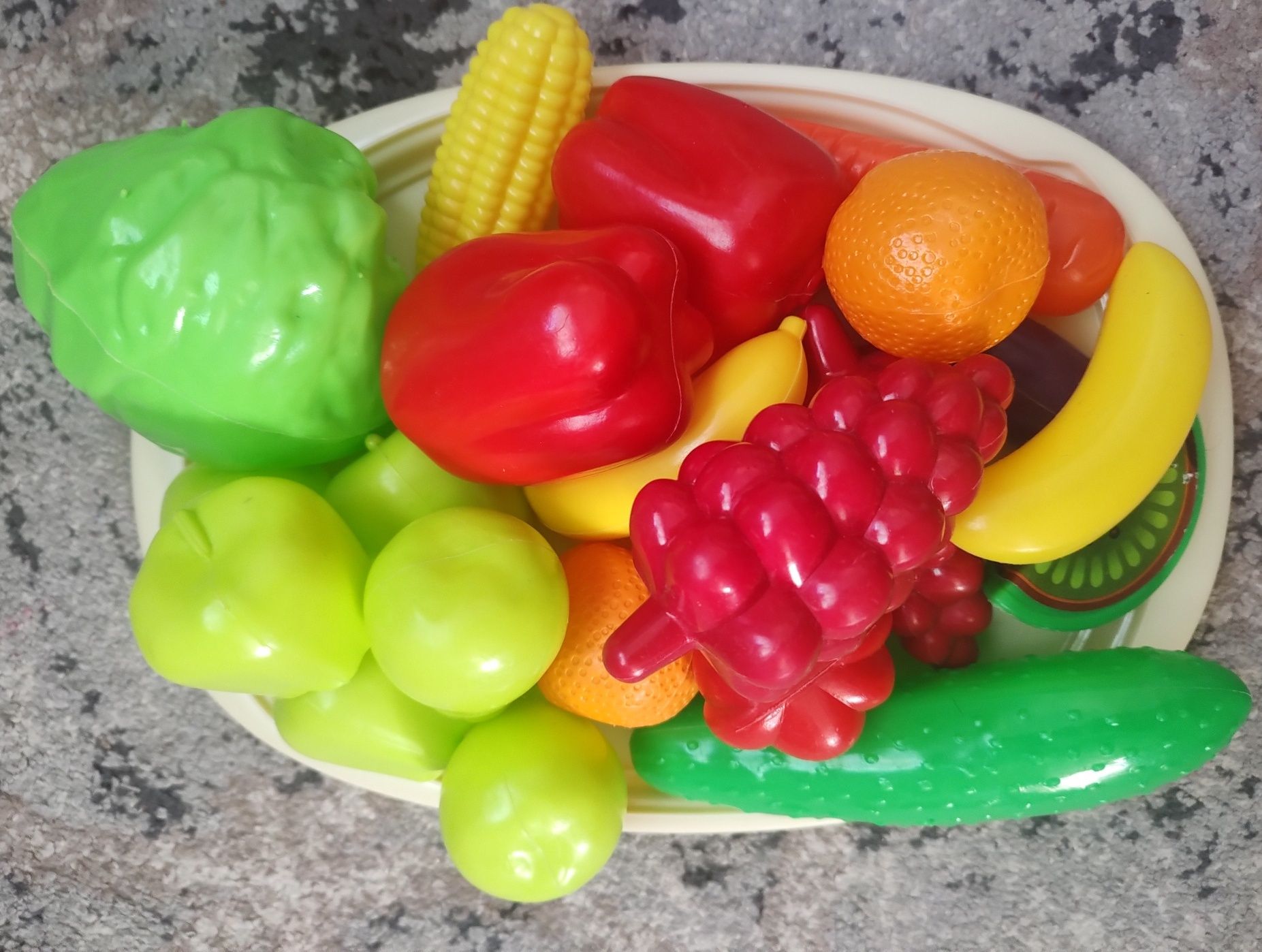 Набір іграшковий овочі, фрукти