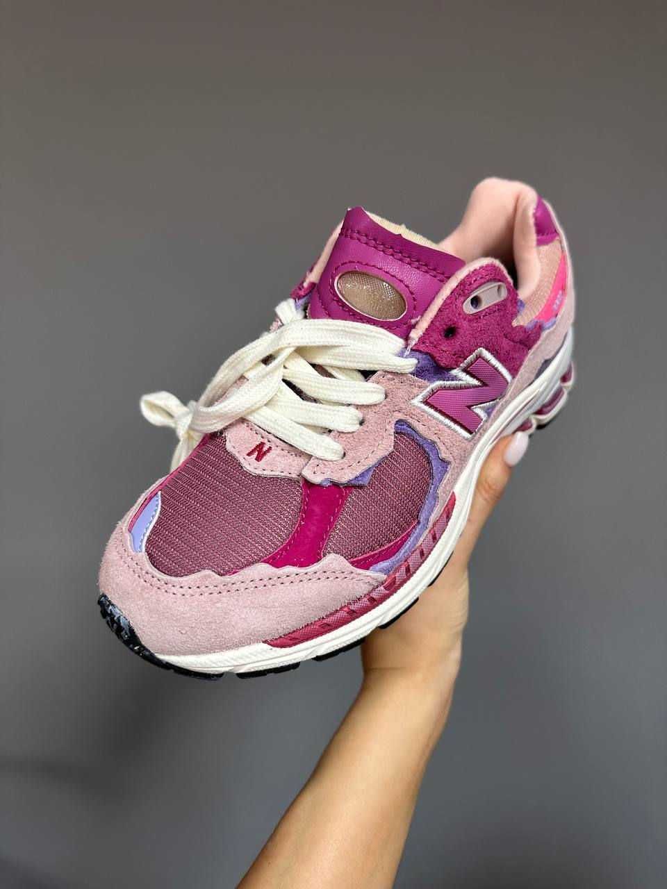 Женские Кроссовки New Balance 2002 Pink Rose/НБ Кросівки Нью Беланс/NB