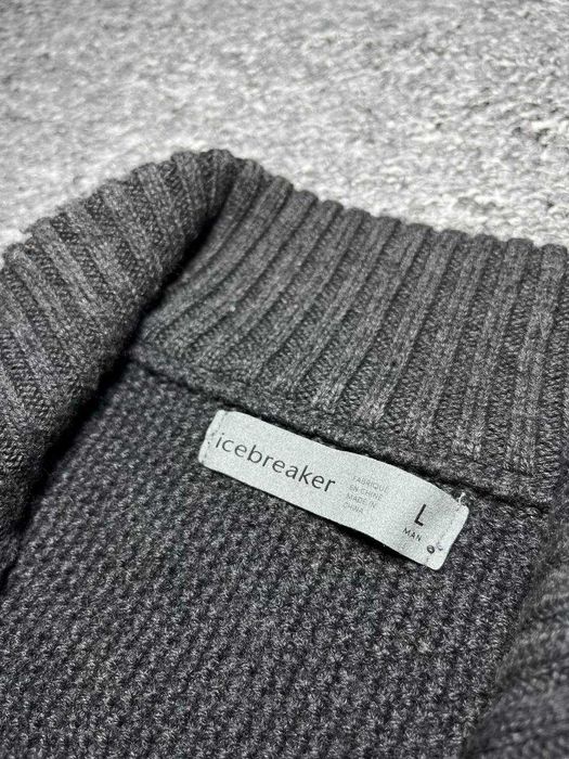 Чоловічий светр пуловер ICEBREAKER Waypoint Half Zip MERONO WOOL - L