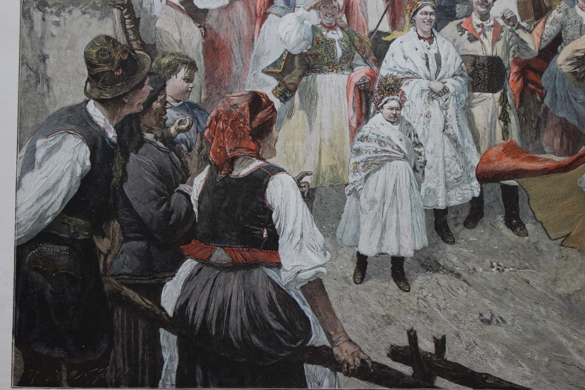Wincenty Wodzinowski - wiejska zabawa