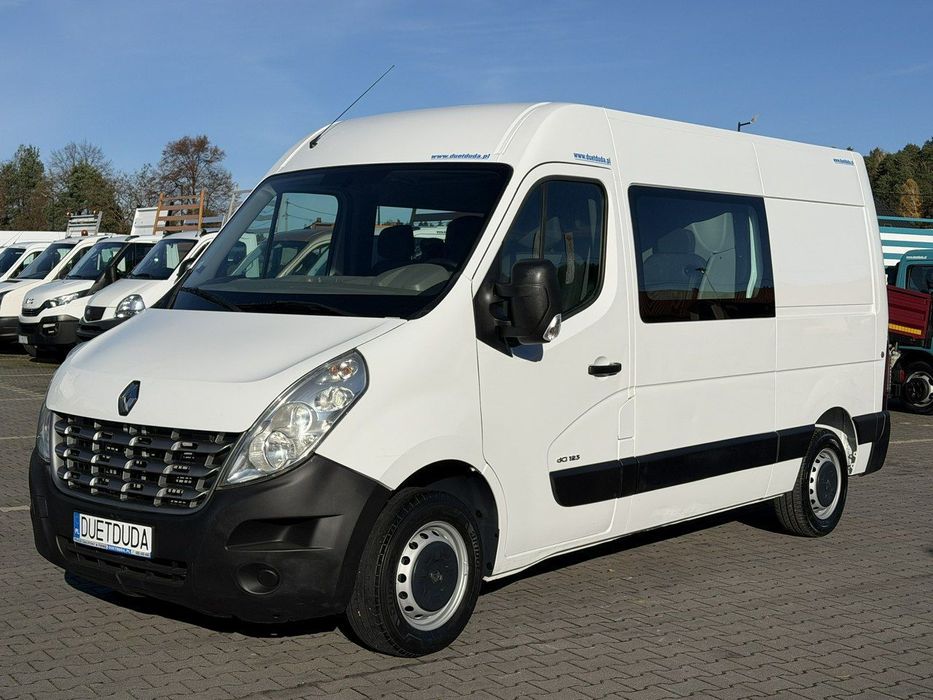 Renault Master  2.3 dCI/125KM L2H2 7-Osób Brygadowy Doka Dubel Mały przebieg !!!