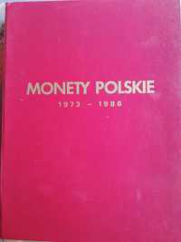 Klaser, album na monety z monetami 100 szt. od 1973  do 1986