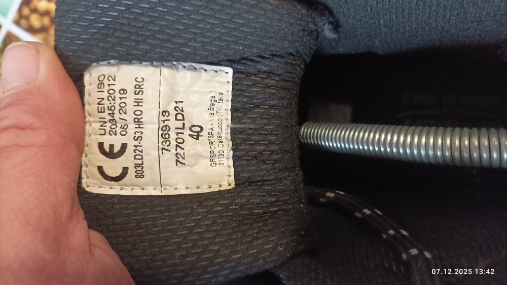 Захисні робочі черевики Grisport