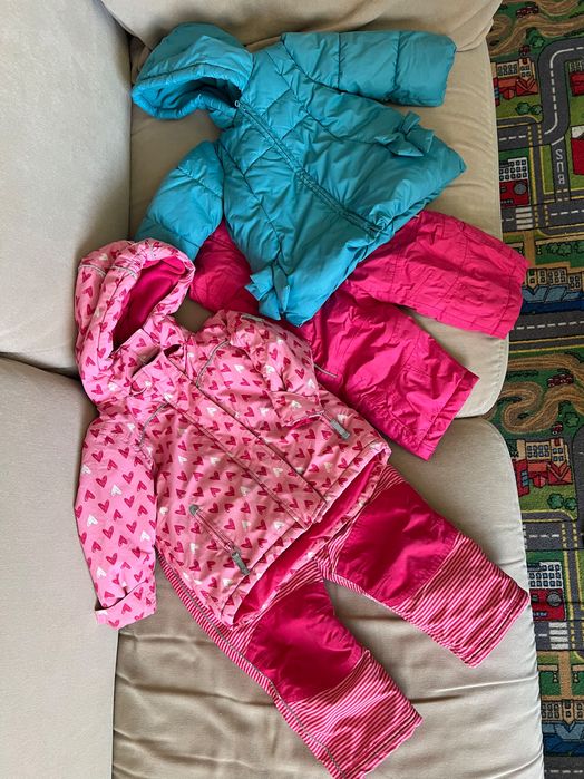 Комбинезон раздельный на девочку . 12/18 месяцев