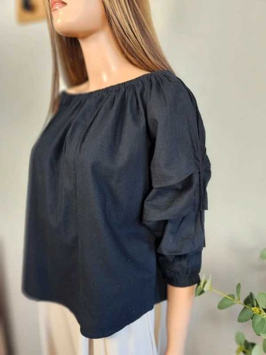 Bluzka damska czarna Sparkz bawełna casual M 38