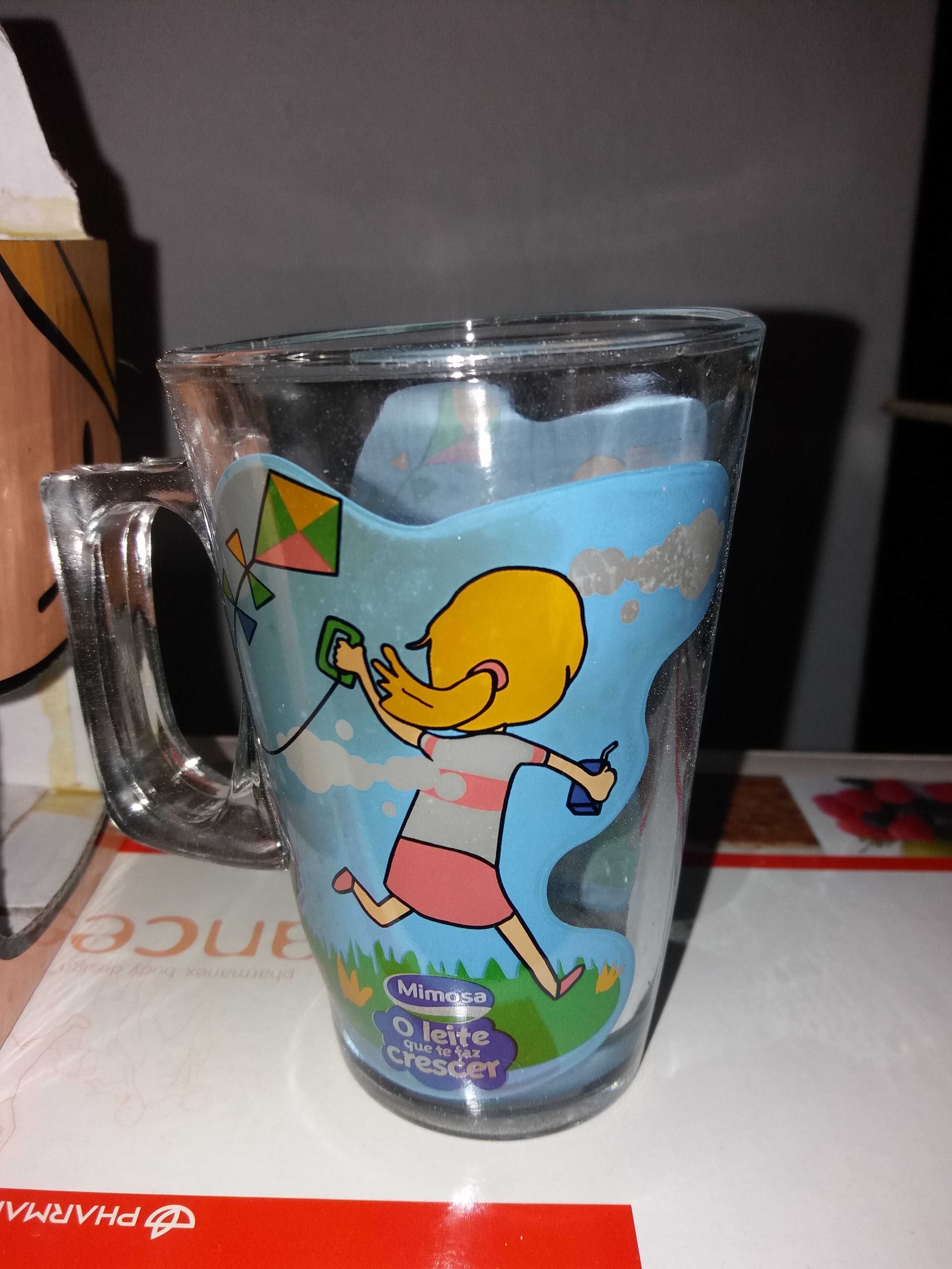 copo de vidro para criança - novo - oferta mimosa