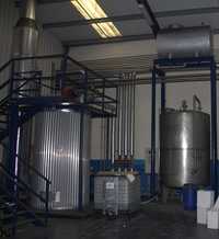 Caldeira industrial de termofluido a gasóleo