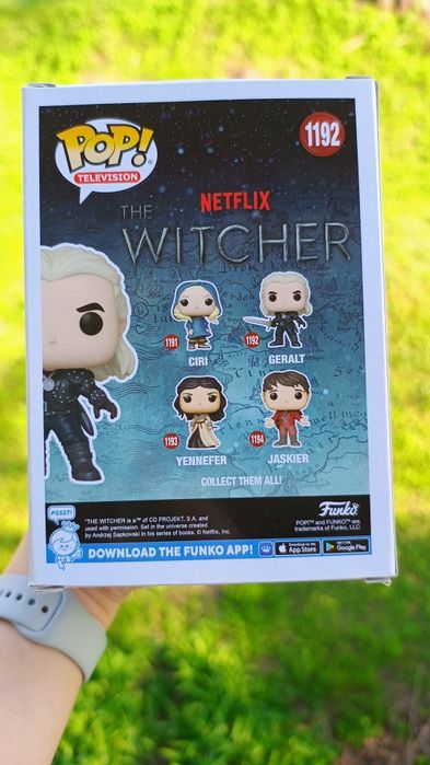 Funko pop Geralt 1192 chase Ведьмак фанко поп лимитированная