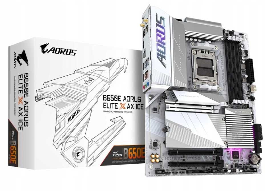 Płyta główna Gigabyte B650E AORUS ELITE X AX ICE box gwarancja  N2324
