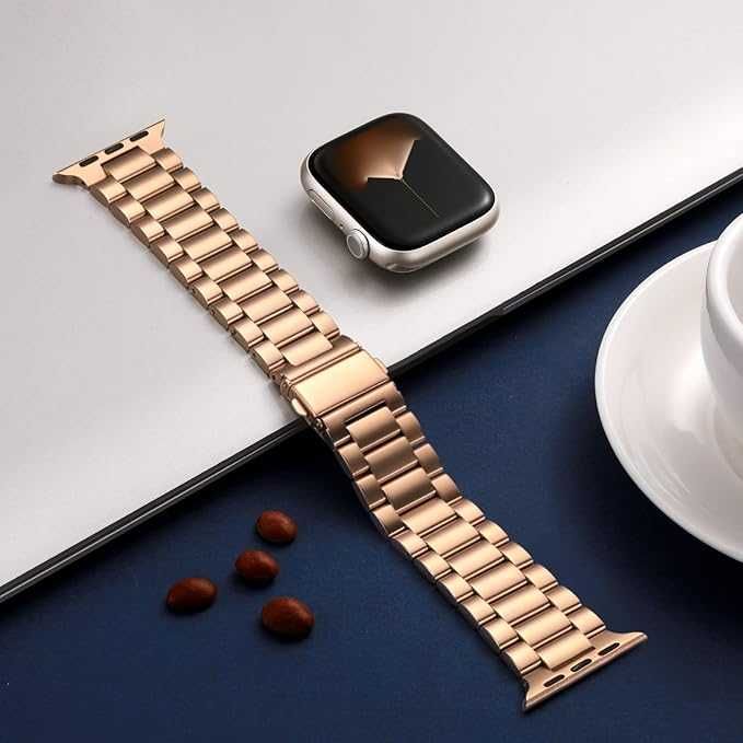 Metalowy Pasek Bransoleta Apple Watch 49mm 45mm 44mm 42mm 41mm 40mm 38