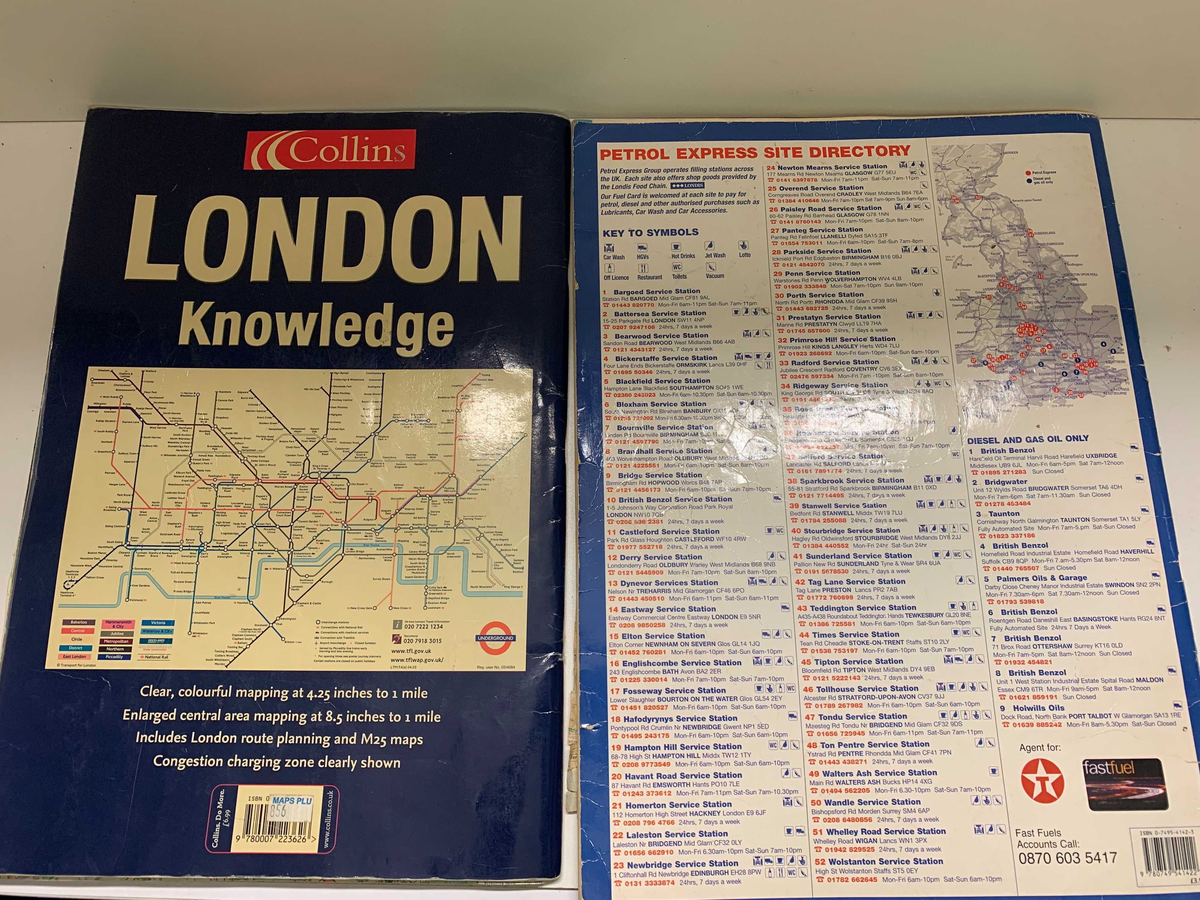 Stare Mapy Anglia Londyn Zestaw