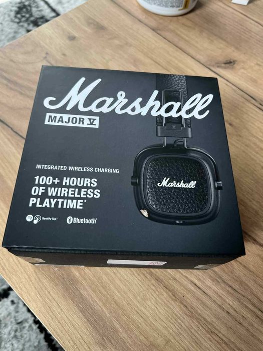 Słuchawki nauszne MARSHALL Major V Czarny - NOWE