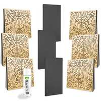 Panele Akustyczne AcuPanel Binar Natural RoomSet + Klej