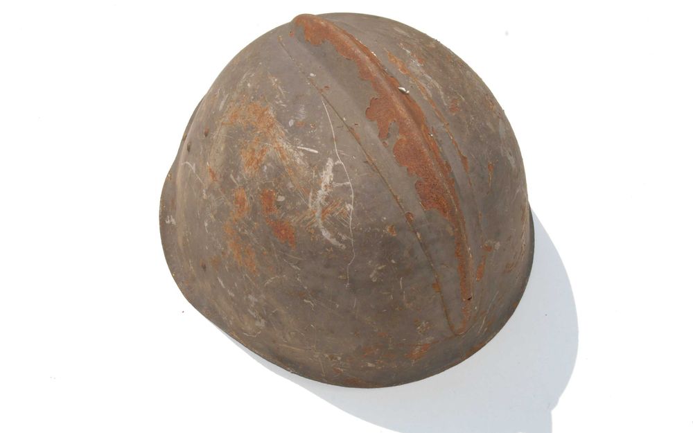 Stary przedwojenny hełm strażacki kask nakrycie głowy unikat antyk