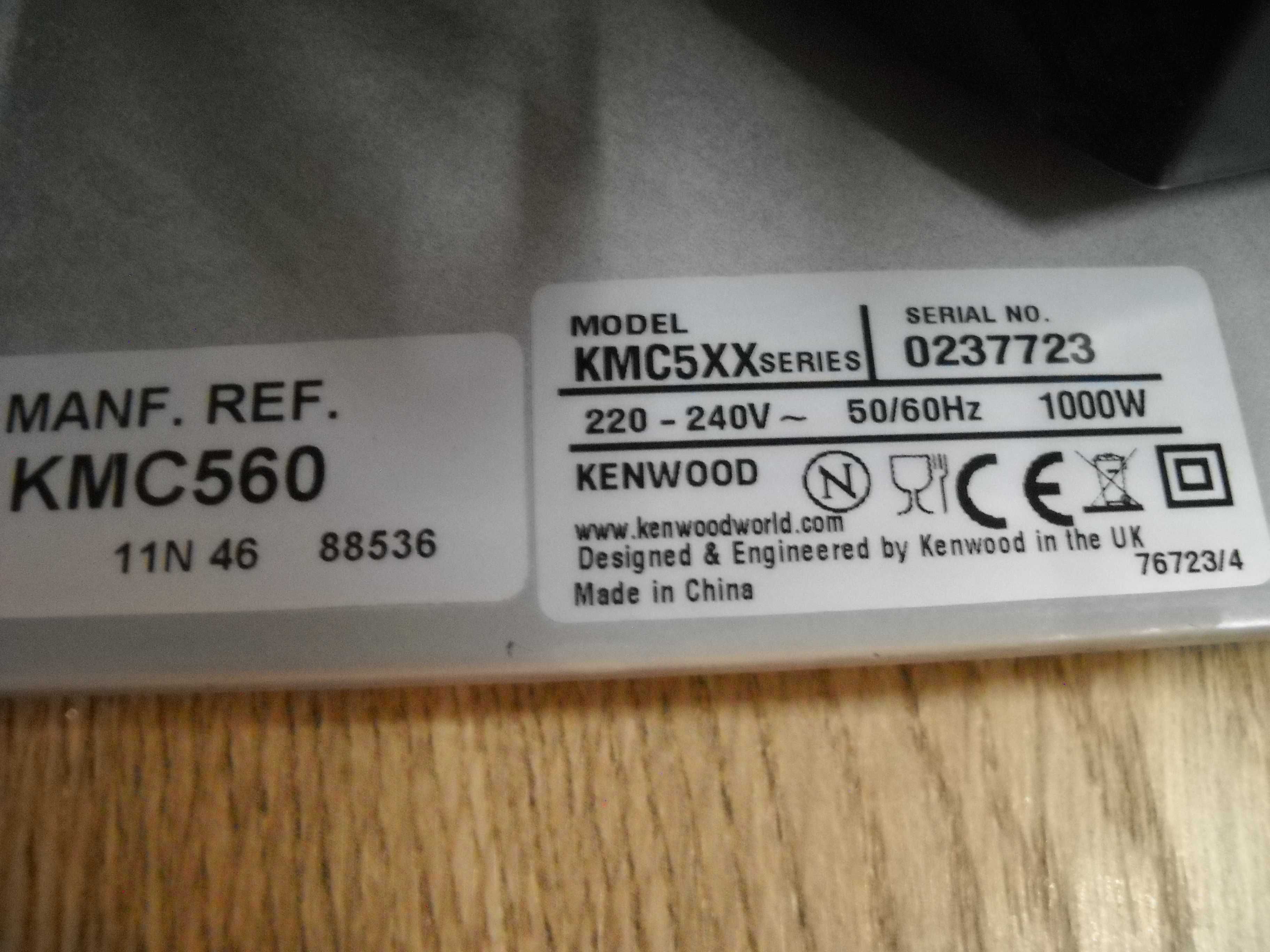 Robot Planetarny Kenwood Chef premier model KMC5XX