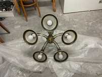 Lampa mosiężna 5 punktowa