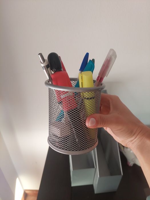 Material de escritório cinzento
