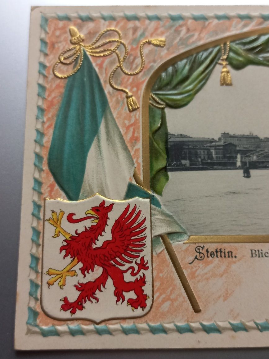 Szczecin (Stettin) - Pomorze - stara pocztówka z początku XX w.