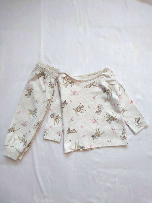 Piżama dziewczęca Bambi Disney Primark 6-9 miesięcy / 74