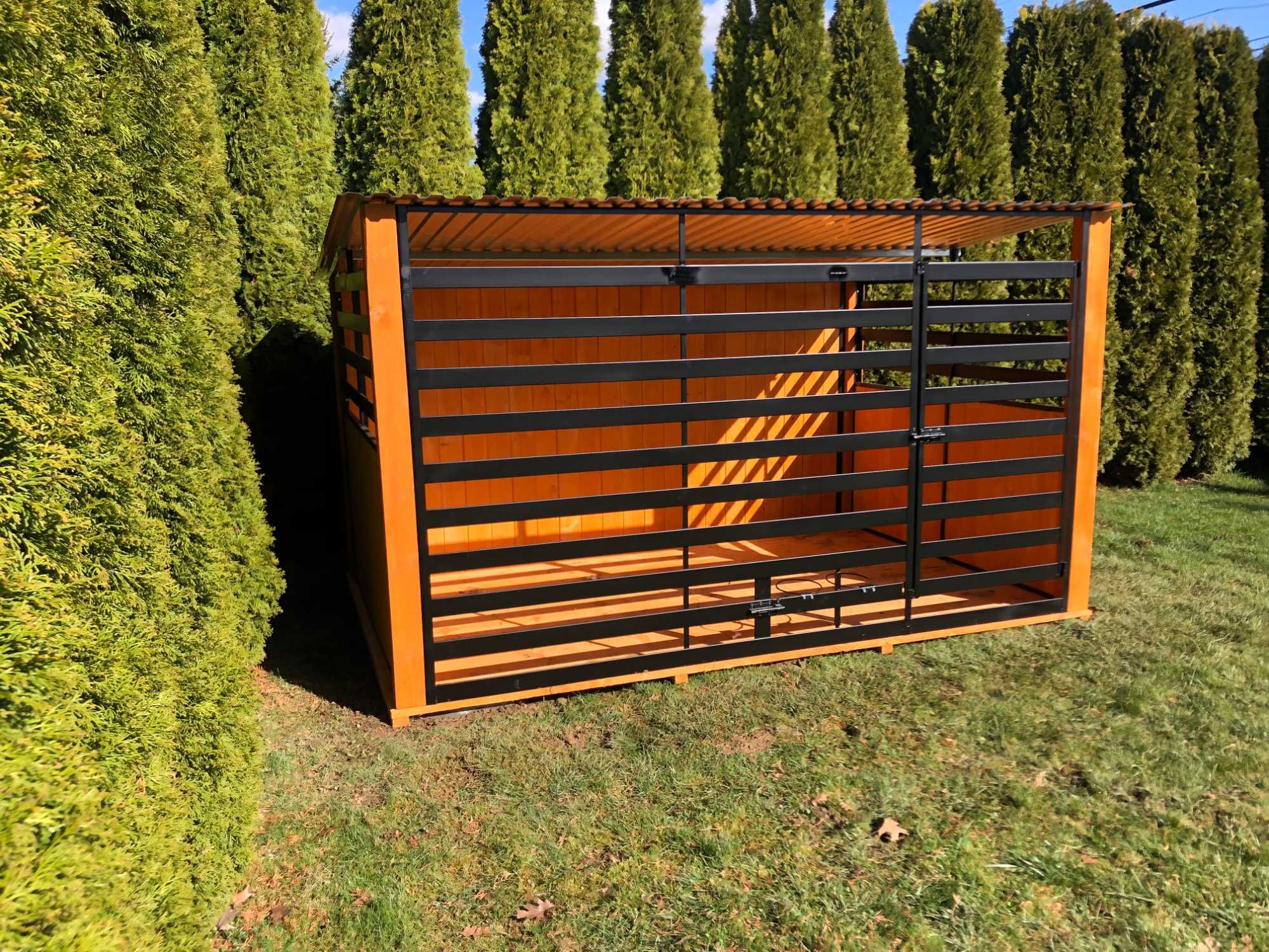 Kojec dla psa panel_drewno_dostawa