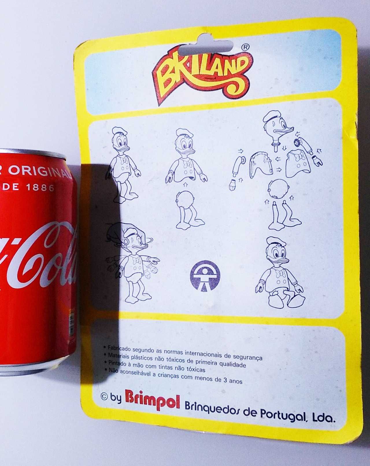 Antigo Boneco "Donald Walt Disney" da Brimpol ~ Anos 80 ~ Novo ~ RARO