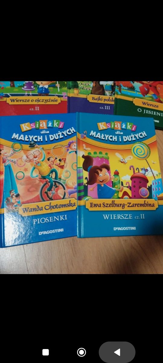 Pięć książek dla dzieci seria Książki dla małych i dużych