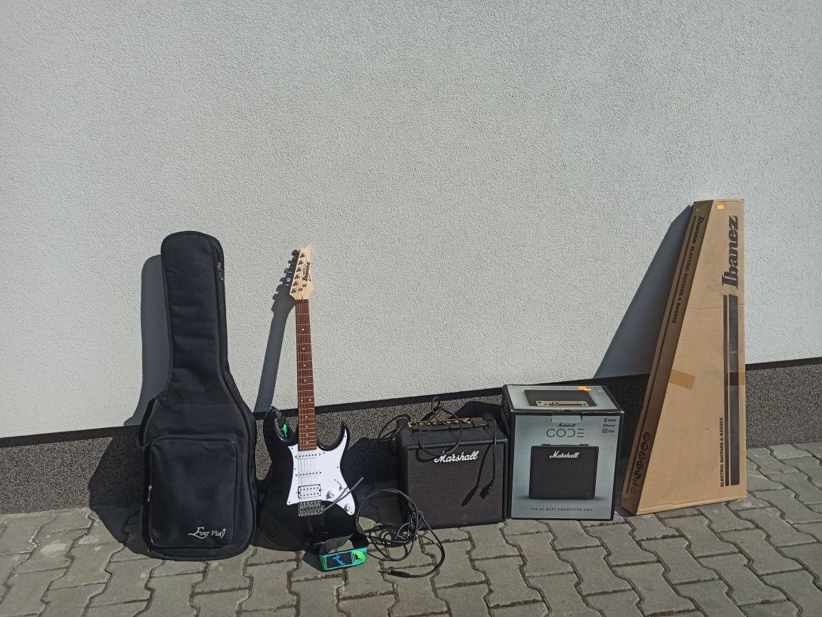 Zestaw gitara elektryczna+wzmacniacz