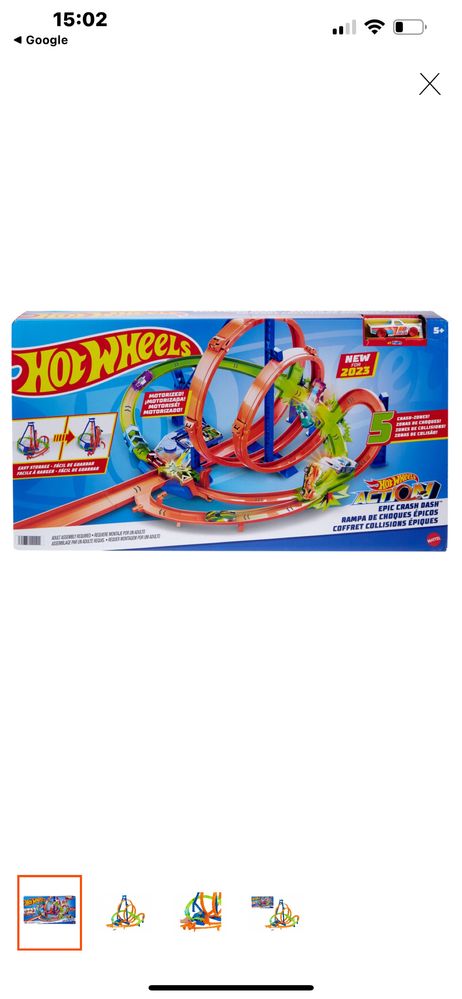 Tor Hot Wheels Epicka Pętla Kraks