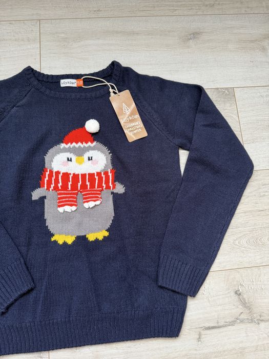 Новорічний сведер/ джемпер/ різдвяний / S/ 11-12 років